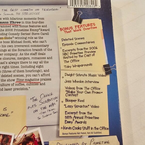 The Office Season Three DVD Box Set  2006 Primetime Emmy Winner, New & Sealed - Picture 5 of 6